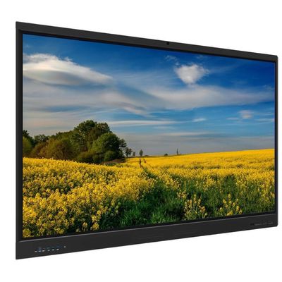 Duvara Monte Edilebilir İnteraktif Dokunmatik Ekranlı Beyaz Tahta 75 İnç, Type-C USB HDMI VGA RJ45 Arayüzü, Eğitim Toplantı Yazılımı