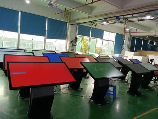 Sipariş taraması ile toptan 23.8 inç 27 inç 32 inç Yerüstü Dijital Tabela Ekranı Reklam Yerüstü Kiosk Kapasitif Dokunma Android veya Windows Sistemi ile