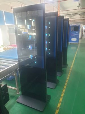 Sipariş taraması ile toptan 23.8 inç 27 inç 32 inç Yerüstü Dijital Tabela Ekranı Reklam Yerüstü Kiosk Kapasitif Dokunma Android veya Windows Sistemi ile