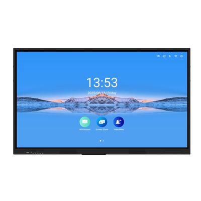 Okul toplantı odası için 86" interaktif düz panel çoklu dokunmatik ekran