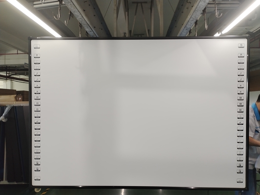 Dijital beyaz tahta 10 puan Kızılötesi Parmak Çoklu Dokunmatik Etkileşimli Elektronik Beyaz Tahta Okullar için Akıllı Tahta