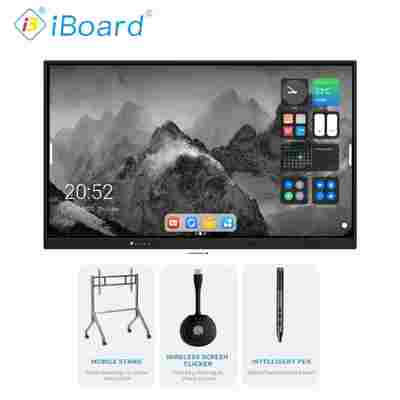 Eğitim için Android 14 8+128G ile 75 Inç Interactive Flat Panel Display Touch Smart Board