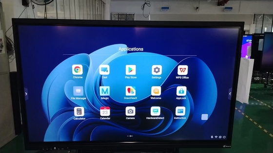 19 Yıllık Fabrika Toptan Kızılötesi Dokunmatik 20 Dokunmatik Noktalı Etkileşimli Dokunmatik Ekran Monitör Düşük Güç Tüketimi 178° Görüş Açısı Dahili Android 14 Etkileşimli Beyaz Tahta Okul Eğitim Ekipmanı