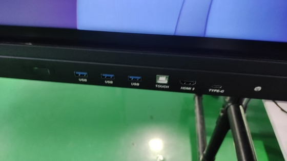 IBoard Fabrika Toptan Satış Etkileşimli Dokunmatik Ekran Monitör 2mm Hassasiyet 15W*2 Veya 20W*2 Hoparlörler Ve Kablosuz Ekran Yansıtma Etkileşimli Beyaz Tahta