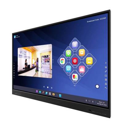 Iboard YL5W-75 Android 13.0 için Broşür 8G 128G 500cd/m2 Hoparlör, Wifi, Kamera ve Mikrofonlu Okul Projesi, Ofis Toplantıları ve Kullanım Amaçlı