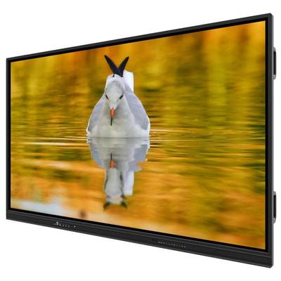 Okullar ve toplantılar için Android 14 Ultra Fine Kızılötesi Dokunma ve İsteğe bağlı Kamera Mikrofonu ile LED Etkileşimli Beyaz Tahta