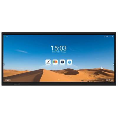 Etkileşimli Düz Panel 92 Inch 21:9 Android Windows OS 5K çözünürlük