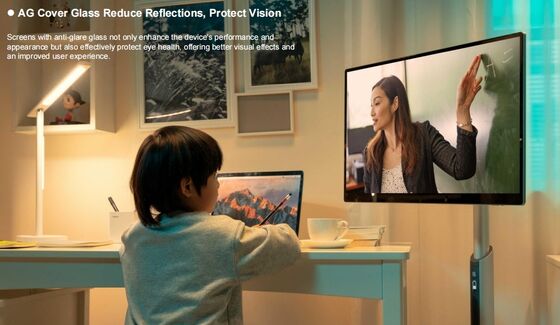 Android İşletim Sistemine Sahip 32 İnç IPS LCD Dokunmatik Ekran Taşınabilir Akıllı TV Reklam Ekranı Dahili CMS Kapasitif Çoklu Dokunmatik