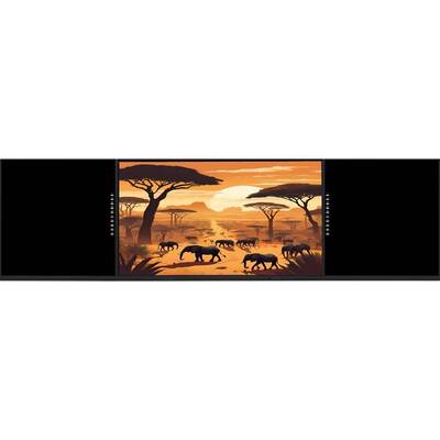 Etkileşimli Beyaz Tahta Uygulamaları için Çift İşletim Sistemli ve Kızılötesi Dokunmatik 75 İnç Akıllı Kara Tahta