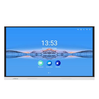 86 inçlik 4K UHD Ekranı ve İşbirliği Öğrenme için 20/40 Dokunma Noktası ile Etkileşimli Whiteboard