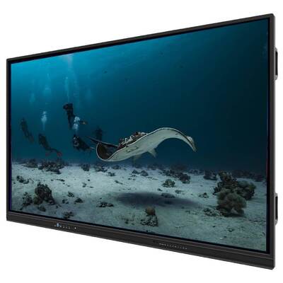 IBoard 55-98 İnç Etkileşimli Beyaz Tahta Akıllı Öğretim Tahtası 4K HD Ekran Çift Sistem Windows ve Android Parlama Önleyici Temperli Cam