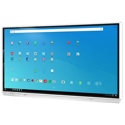 86 İnç LCD Akıllı Tahta Android 14 Google Sertifikalı Etkileşimli Beyaz Tahta, Çoklu Dokunmatik ve İsteğe Bağlı Windows PC