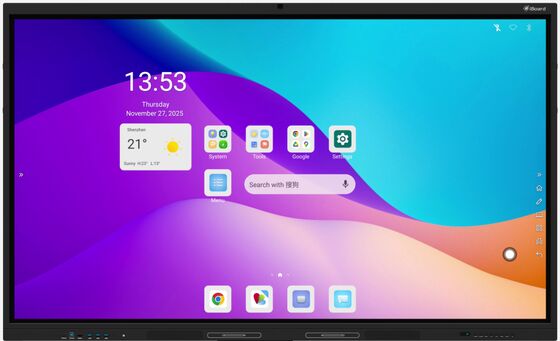 4K EDLA 75 İnç Etkileşimli Panel Akıllı Tahtalar Okul Konferansı İçin