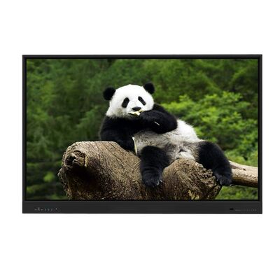 65/75/86 İnç 4K Çözünürlüklü Etkileşimli Düz Panel Akıllı Beyaz Tahta, Çoklu Dokunmatik ve Android/Windows/Linux/Mac OS