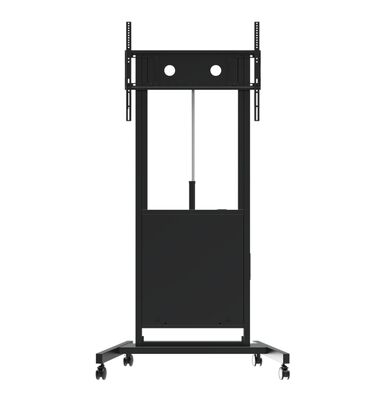 TV/ IFPD için 86 inçe kadar Elektrikli Yüksekliği Ayarlanabilir Mobil Ayaklı Zemin Standı
