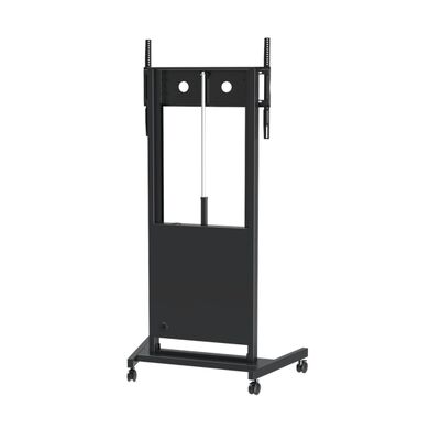 TV/ IFPD için 86 inçe kadar Elektrikli Yüksekliği Ayarlanabilir Mobil Ayaklı Zemin Standı