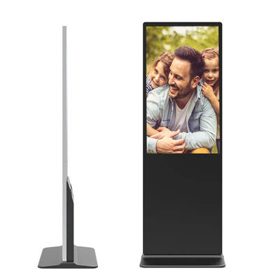 İç Mekan Reklamcılığı için 500-2500 Nit Parlaklığa ve 16,7M Renkli LCD Ekrana Sahip Serbest Daimi Dijital Tabela