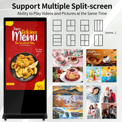 Ticari Reklam ve Etkinlikler için Taşınabilir LED Poster Ekranı Taşınabilir Yerüstü LED Ekran