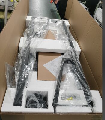 65"-100" Ekranlar İçin Yüksekliği Ayarlanabilir Mobil TV Arabası Standı