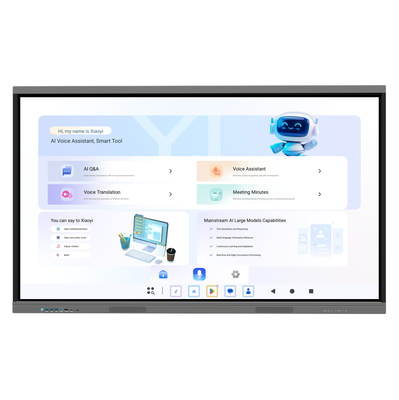 iBoard 75 inch Android 16 Google EDLA Certified Ai Interactive Flat Panel Smart Board