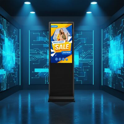 8g belleği ve içerik yönetimi ve etkileşimli ekranlar sağlayan Bulut Temelli CMS'yi içeren İnternet GPRS destekli Dijital İşaret