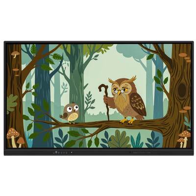 75 Inch Android OS Interactive Whiteboard with Wireless Projection for School and Conference