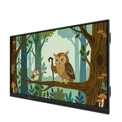 75 Inç Android 4K LED Interactive Board Parmak Dokunuşlu USB Projeksiyon Tahta