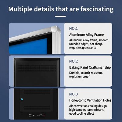 Görüş Açısı >178° ve Depolama Sıcaklığı -20°C ile 60°C arası Bulut Tabanlı veya Şirket İçi CMS Özellikli Dijital Tabela