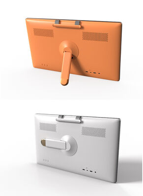 İşbirliği ve dijital etkileşim için çok yönlü çözümler sunan kapasitif dokunmatik ekrana sahip siyah dokunmatik masa