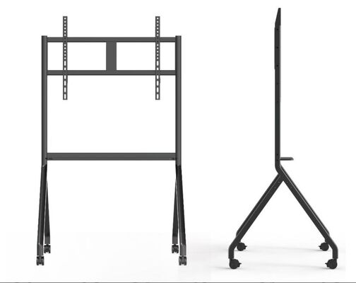 İnteraktif ekranlar için Mobil Stand Mobil TV Arabası 65-86 inç boyutuna uygun Akıllı TV