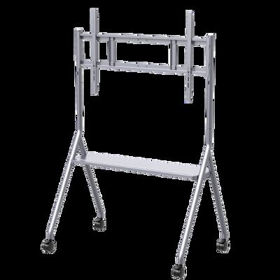 İnteraktif ekranlar için Mobil Stand Mobil TV Arabası 65-86 inç boyutuna uygun Akıllı TV