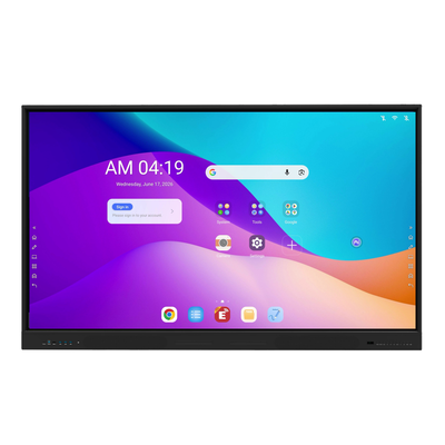 Google EDLA sertifikalı Android 16 Interactive Flat Panel Displays 65/75/86/98 inç iBoard