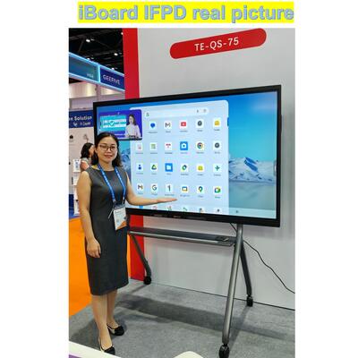 Sınıf Ofis Toplantısı İçin Yeni Android Sistem Ekipmanlı Popüler İnteraktif Akıllı Panel 55 İnç 4K Çözünürlük