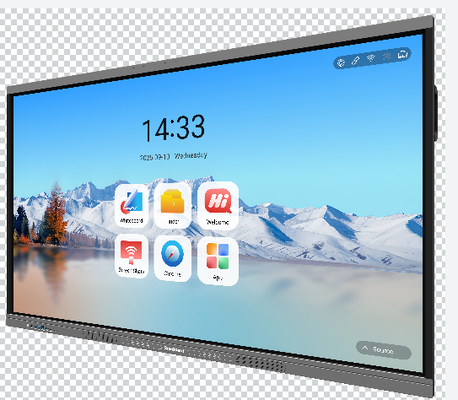 Iboard 75 Inch USB HDMI Akıllı Dokunmatik Panel Kayıt Kamera Mikrofon Sınıf İçin Yazılım