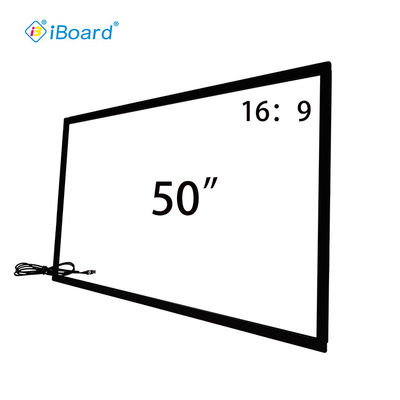 IBoard 32 " 43 " 50 " 55 " 65 " 75 " Kızılötesi Çoklu Dokunmatik Üstleştirme Çerçeve Dokunmatik Ekran Monitörü için USB Bağlantısı TV Dijital İşaretleri