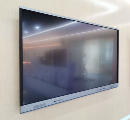 4K 55 65 75 86 98 Inch Eğitim toplantısı için interaktif düz panel interaktif beyaz tahta akıllı tahta