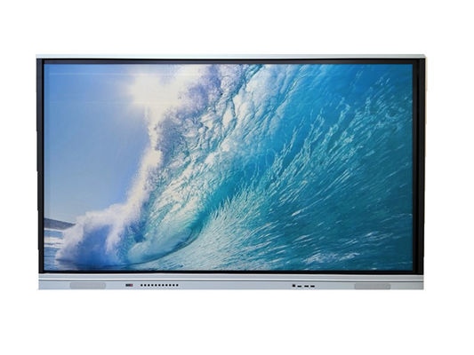 4K 55 65 75 86 98 Inch Eğitim toplantısı için interaktif düz panel interaktif beyaz tahta akıllı tahta