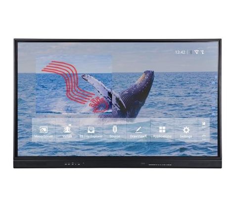 65 inç Etkileşimli LCD Dokunmatik Ekran 20 puan parmak kalemi Dokunmatik