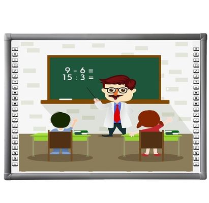 IBoard Çok Boyutlu Kızılötesi Çok Dokunmatik Akıllı Tahta İR Toplantı Okul Öğretimi için Etkileşimli Elektronik Beyaz Tahta