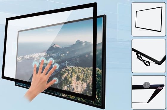 TV için 19 "ila 200" Kızılötesi Kaplama Çoklu Dokunmatik Ekran Paneli Dönüşüm Çerçevesi
