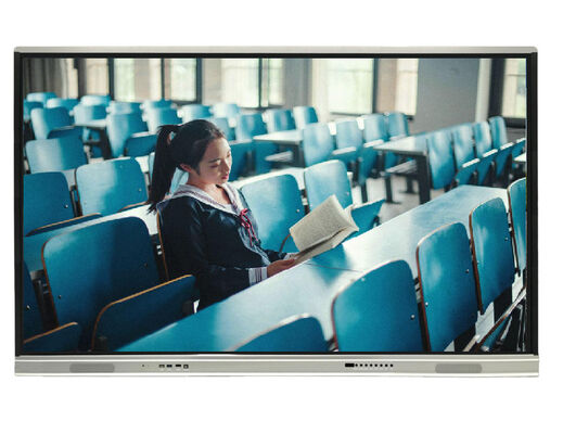 65 İnç 4K Çözünürlüklü Kızılötesi Dokunmatik Etkileşimli Beyaz Tahta Eğitim ve Konferanslar İçin Akıllı Tahta