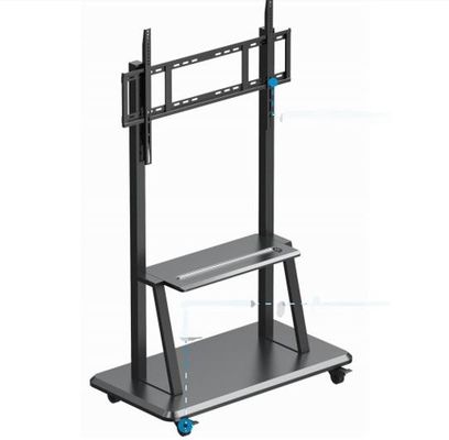 Etkileşimli panolar için Mobil Stand Dokunmatik Ekran Paneli 52"~86" boyutu için ayarlanabilir yükseklik takımı