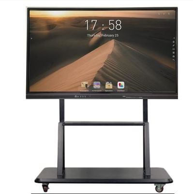 65'' LED Öğretim Tahtası Kızılötesi İnteraktif Led Ekran Çoklu Dokunmatik Monitör Akıllı Beyaz Tahta