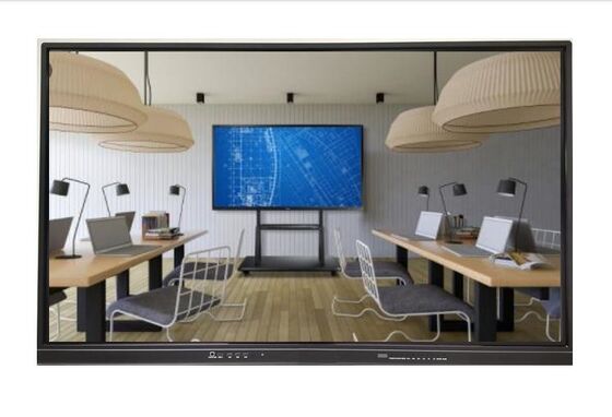 75 "LED Etkileşimli Whiteboard Multi Touch Ekranı Android Windows Çift Sistemi