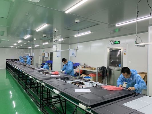 Metal Arka Kapak IR Etkileşimli Beyaz Tahta Yüksek Çözünürlük ve Kara Çerçeve İş Çözümleri