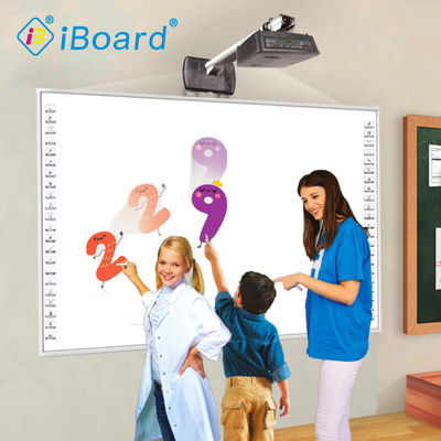 iBoard Hepsi Bir Arada Kızılötesi Etkileşimli Beyaz Tahta, Sınıf Öğretimi İçin Rohs Akıllı TV Beyaz Tahtası