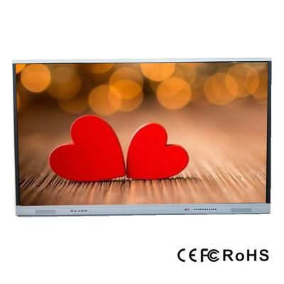 Yüksek Doğruluklu 2mm LCD Akıllı Tahta Desteği Windows Linux, Kızılötesi, Alüminyum Alaşımlı çerçeve