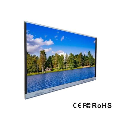 iBoard 4K Akıllı Tahta, Kızılötesi Teknoloji 98 inç Elektronik Beyaz Tahta Hızlı Yanıt Yazmayı Öğretmek İçin
