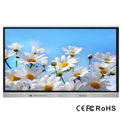 3840 * 2160 HD Kızılötesi Etkileşimli Beyaz Tahta, Okul Eğitimi için CE Akıllı Tahta TV