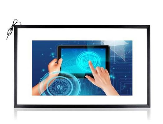 55 inç Kızılötesi Dokunmatik Çerçeve Yerleşimi kiti Video Duvar Kiosk Dokunmatik ekran için USB Arayüzü